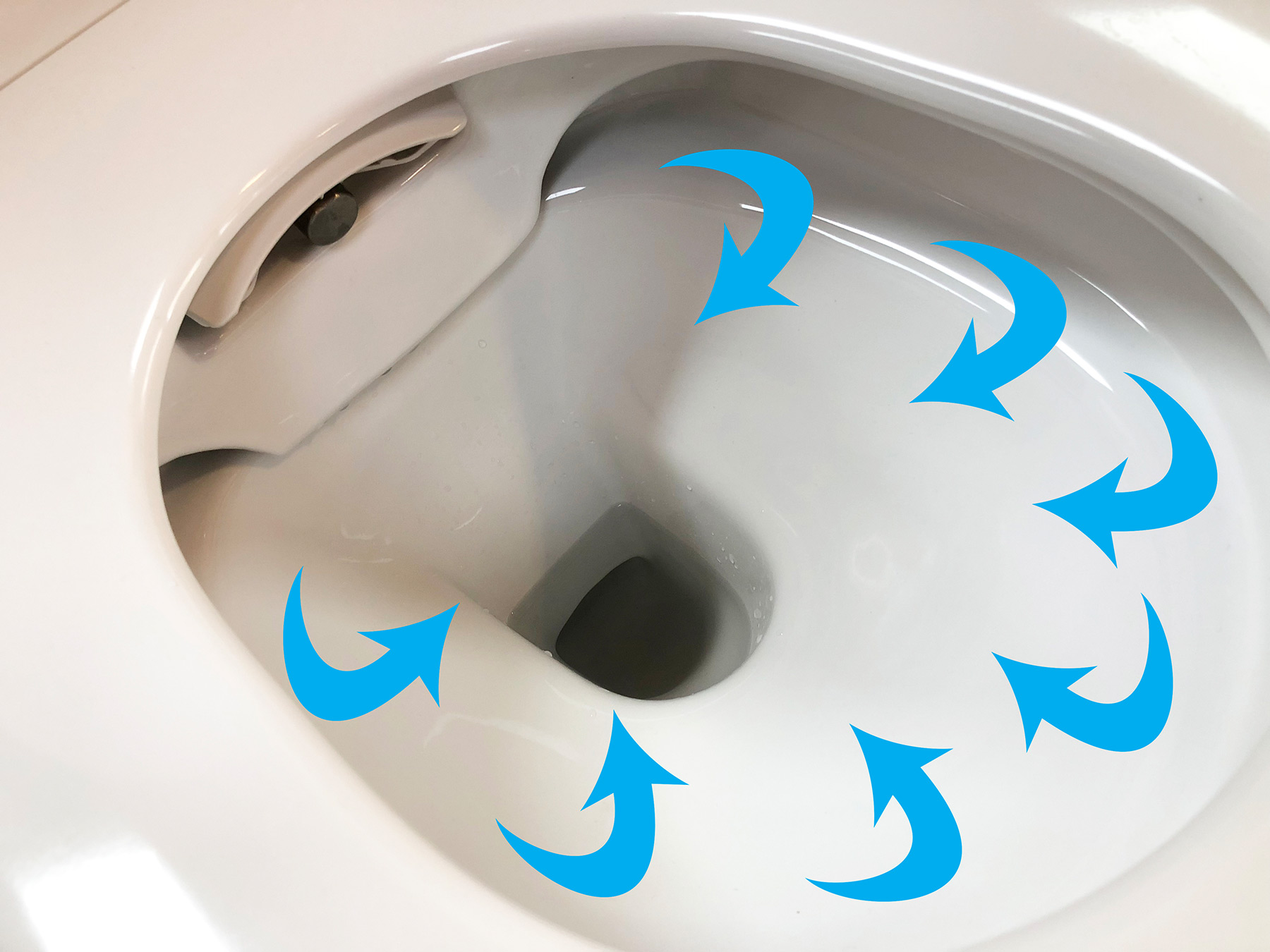 Popodusche® PRO 2.0 Wand Dusch WC