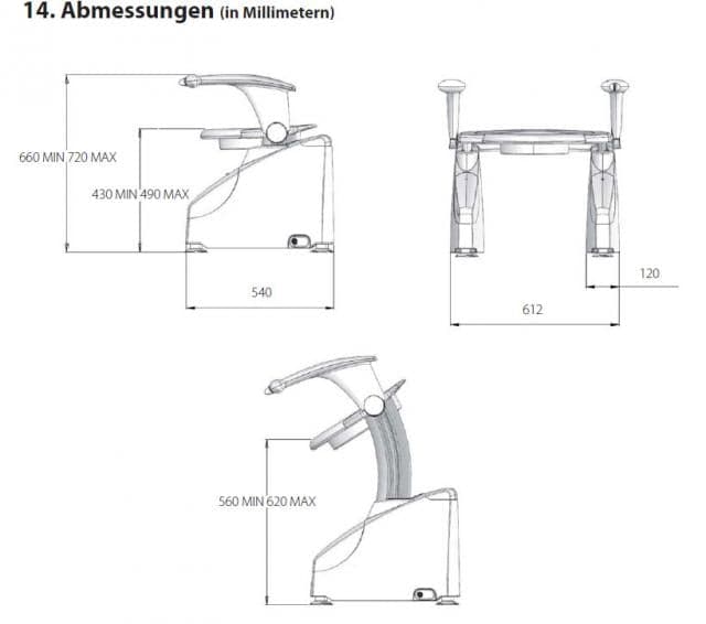 Solo Toilettenaufstehhilfe (Toilettenlift)