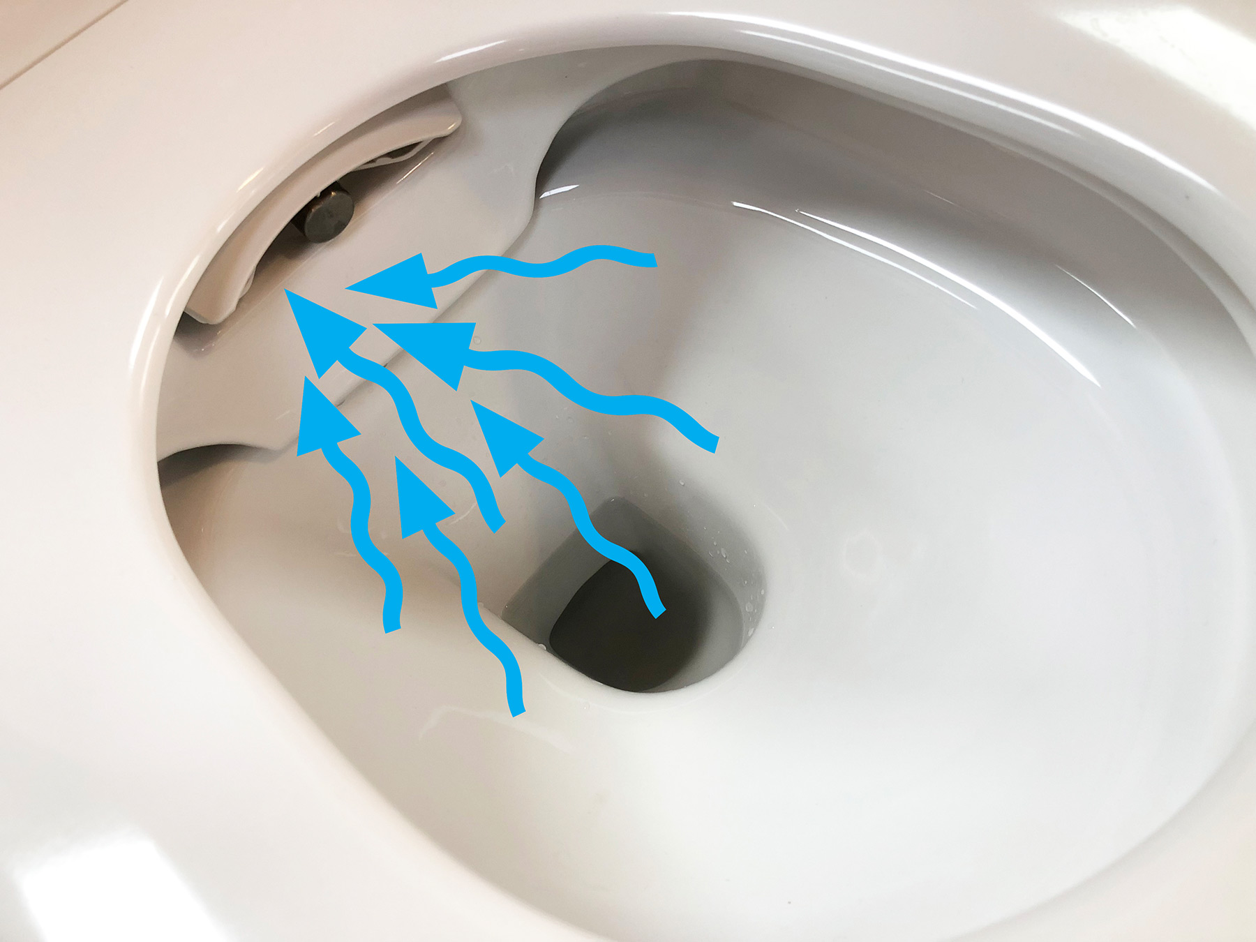 Popodusche® PRO 2.0 Wand Dusch WC