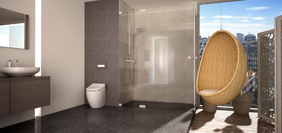 USPA 7035 R Comfort Dusch WC Aufsatz