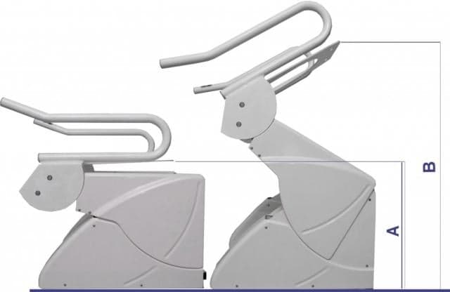 R2D2 FIX  mit festen Griffen Aufstehhilfe